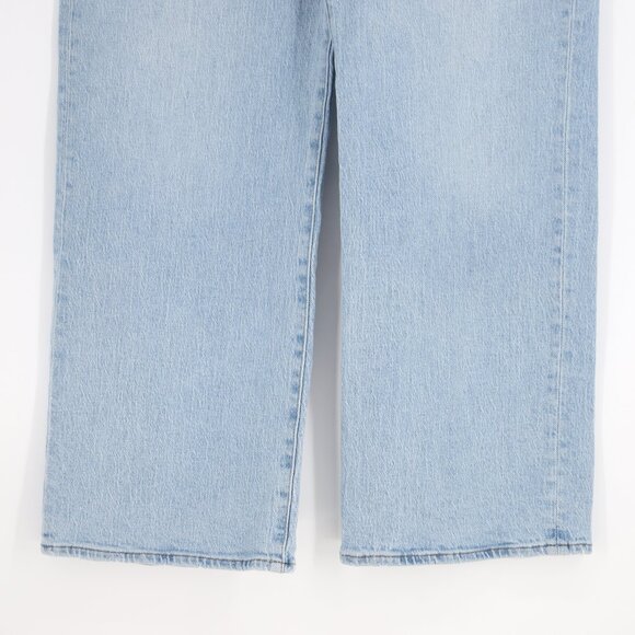 J.CREW Slim Wide-Leg Jean in Elia Wash Light Blue High-Rise Size 30 - Picture 6 of 10